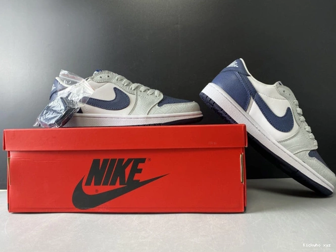 CW8576-200 Jordan Navy 1 Grey Air Blue 0810